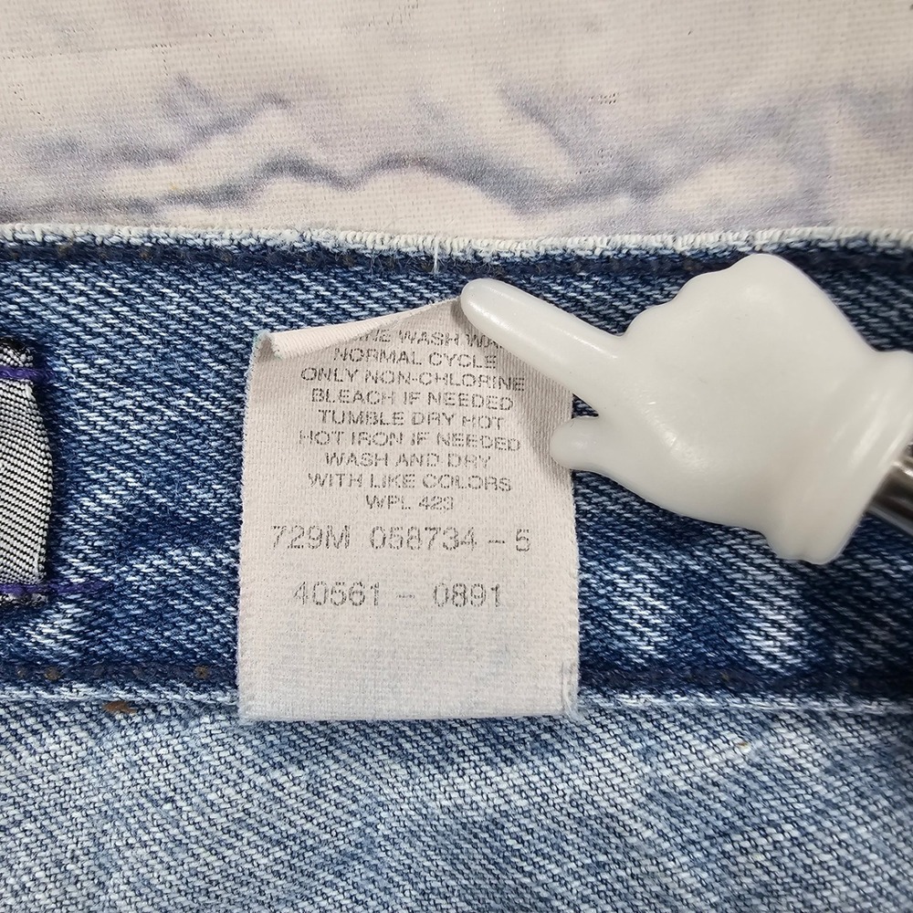 Levis SilverTab Baggy Jeans MENS 32x30 Light Wash Blue Vintage 90s Streetwear - Picture 9 of 13